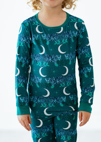 Thumbnail for Eclipse Kids - Midnight Tigers - Long Sleeve 2 Piece Set -