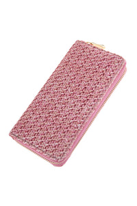 Thumbnail for Crocheted Single Zipper Wallet - 6 COLORS -