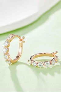 Thumbnail for Adored 1 Carat Moissanite 925 Sterling Silver Earrings