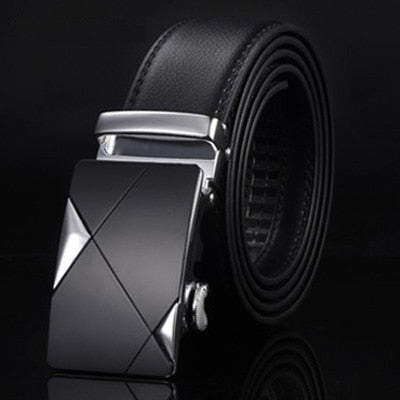 [DWTS] - Genuine Leather Belts for Men - Automatic Leather Belt - [15 DAY DELIVERY] - 10 BUCKLES / COLORS -