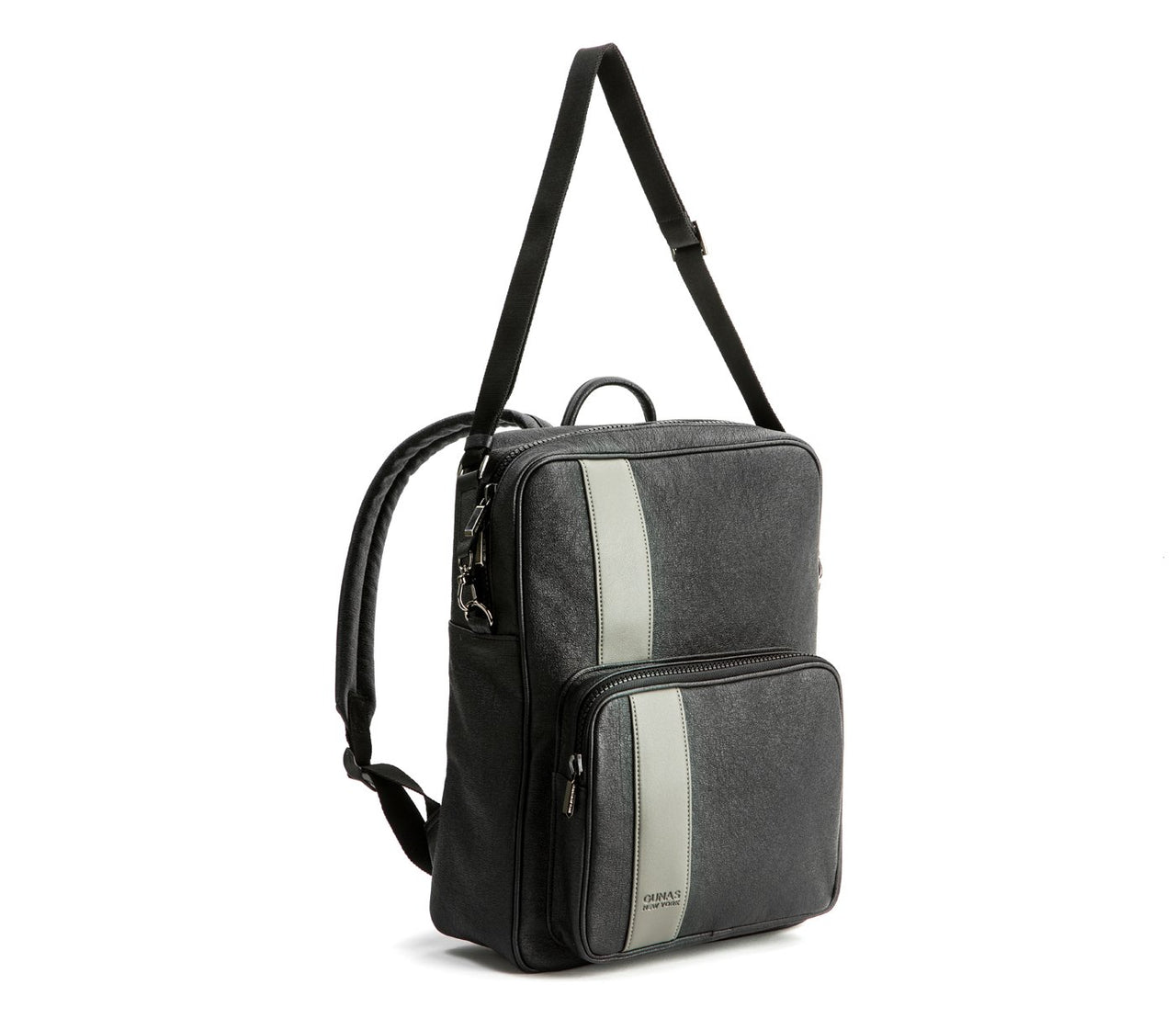 GUNAS NEW YORK - Jared - Grey Vegan Leather Men's Backpack - 1 COLOR