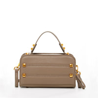 Thumbnail for Leather Crossbody Bag Mocha Brown -