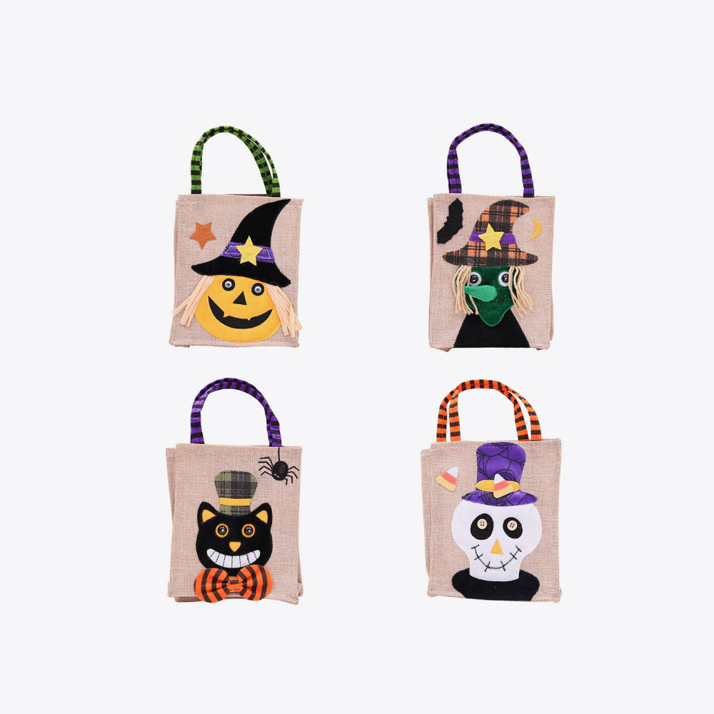 Assorted 2-Piece Halloween Element Handbags - T - 4 TYPES -