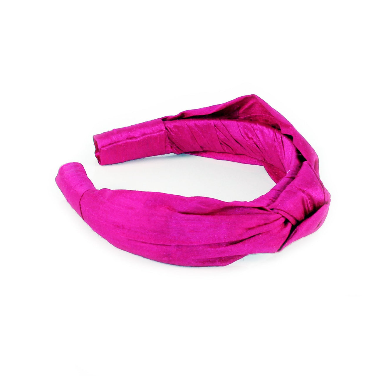 KRISTIN PERRY - Dupioni Silk Top Knot Headband - 2 COLORS -