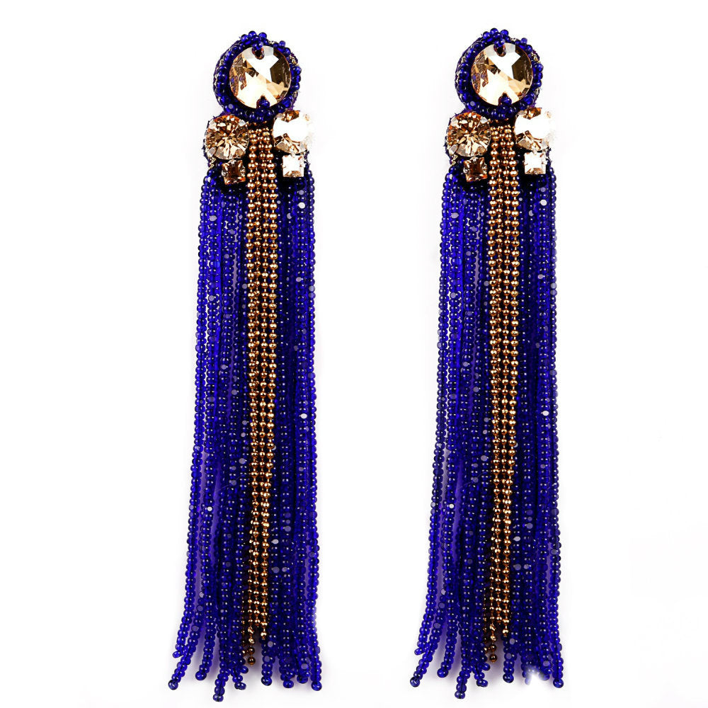 BEGADA - Sheen Tasseled Earrings -