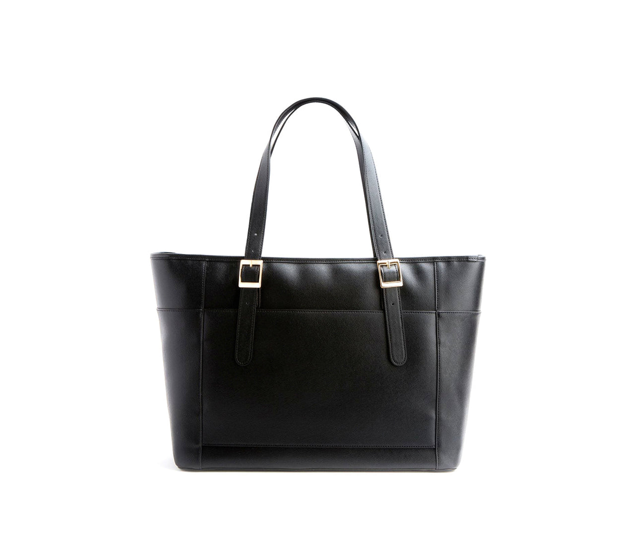 GUNAS NEW YORK - Miley - Black Vegan Leather Laptop Bag - 1 COLOR -