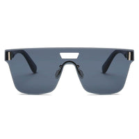 Thumbnail for Devon | S2075 - Retro Square Mirrored Sunglasses - 4 COLORS -