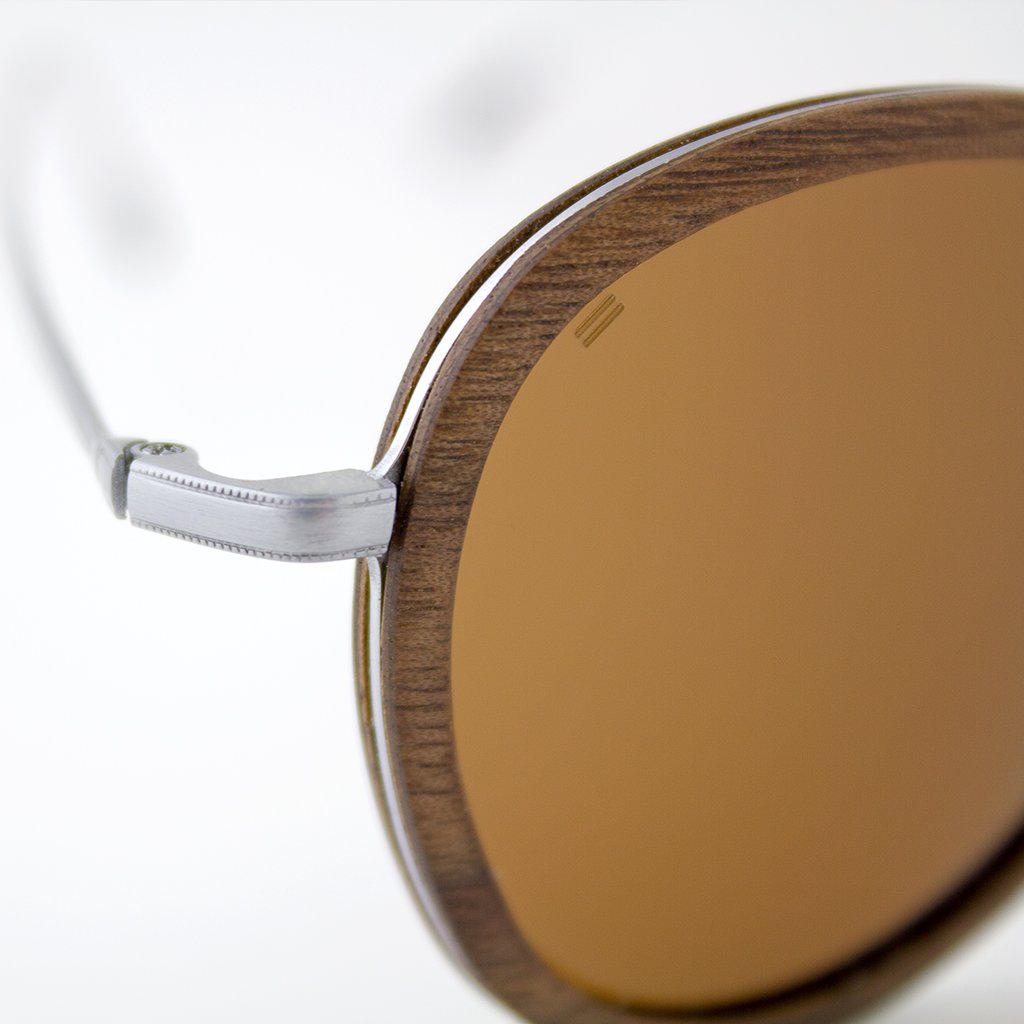 Tommy Owens - Richey - Featherlight Titanium & Wood Sunglasses - 3 COLORS -