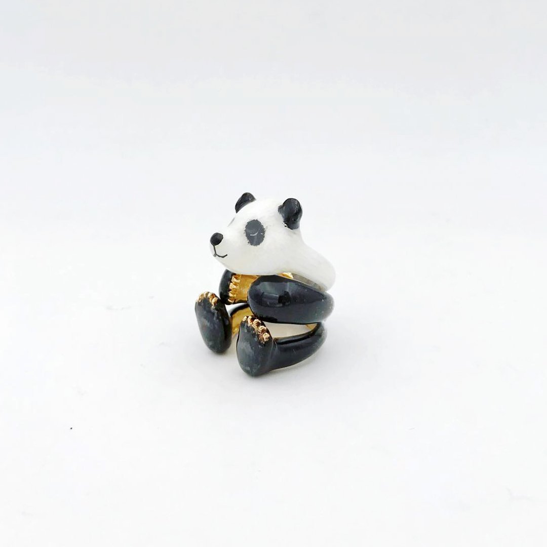 Mary Lou Store - ADJUSTABLE Panda Ring - 3 PCS. -