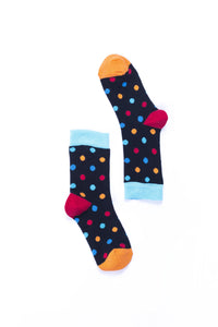 Thumbnail for Women's Black Sky Dot Socks - 1 COLOR -