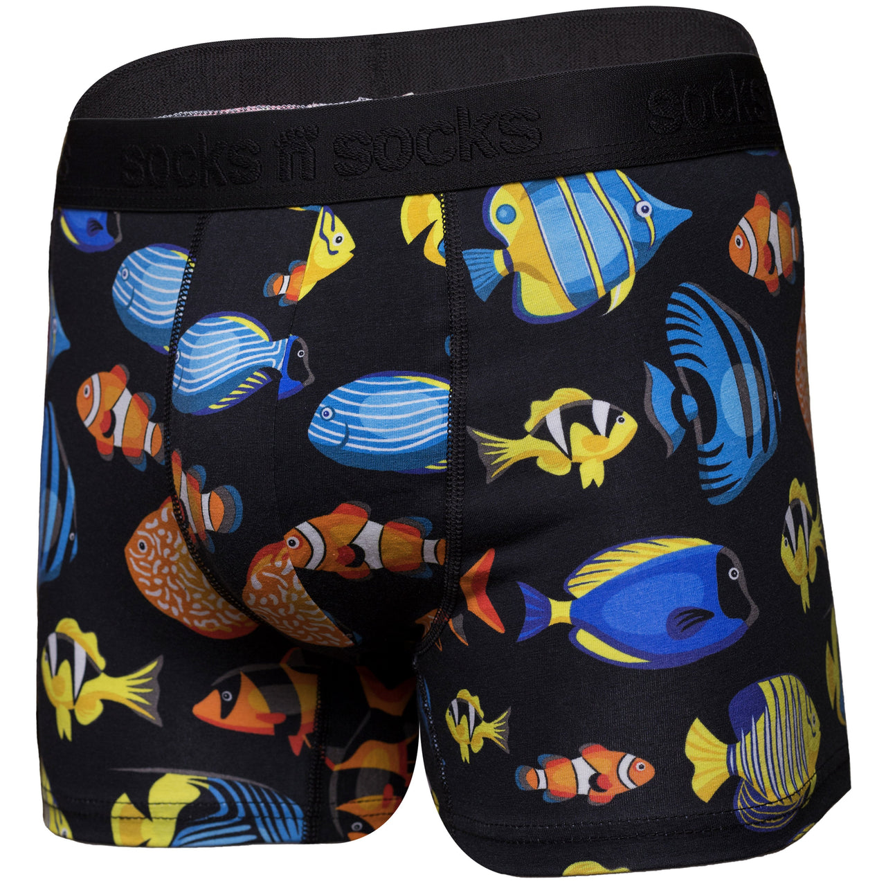 Men's Fish Boxer Brief - 1 COLOR -