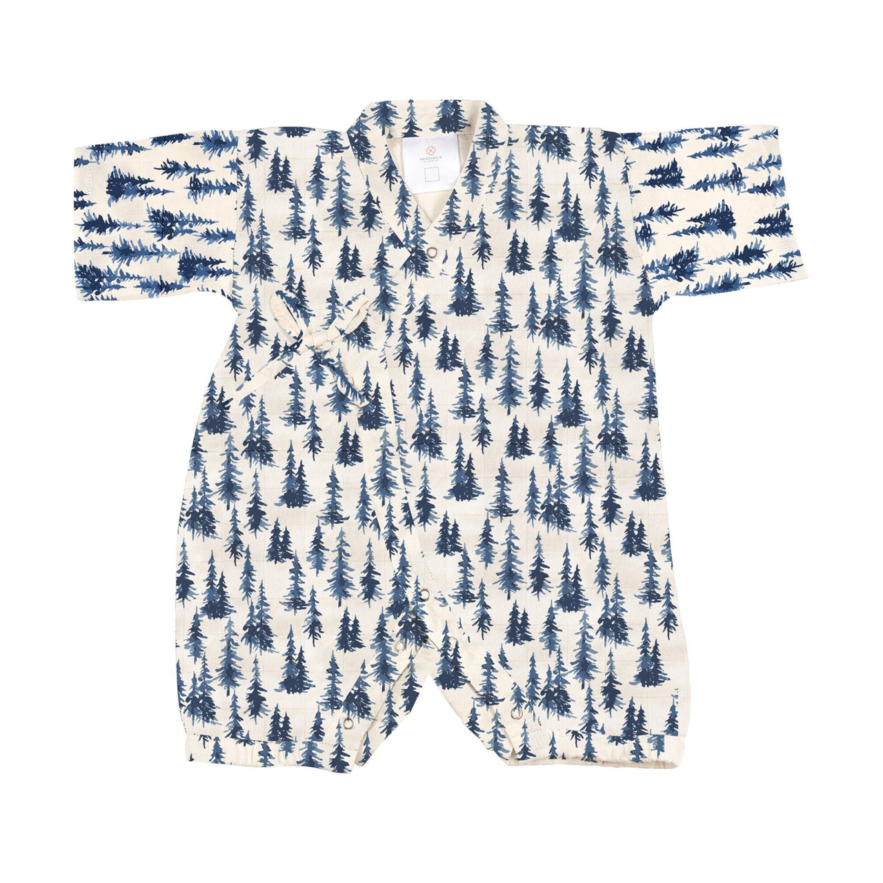 Indigo Forest Bamboo Newcastle Mini Kimono Jumpsuit - 1 COLOR