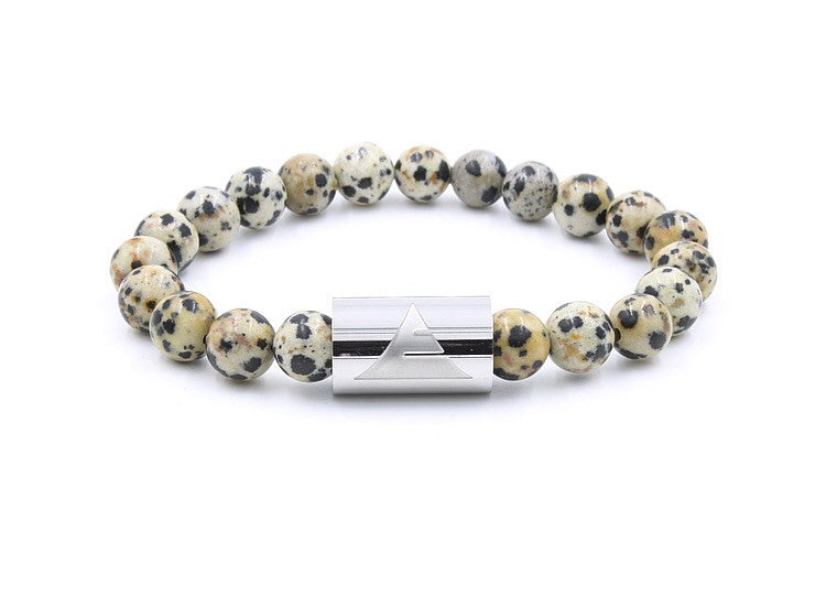 Rocky - Dalmatian Jasper - 2 Hasp colors -