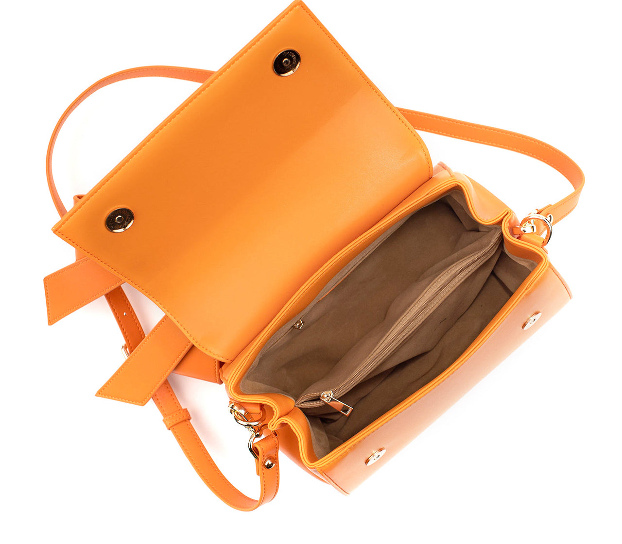 GUNAS NEW YORK - Cottontail - Orange Vegan Leather Bag - 1 COLOR -