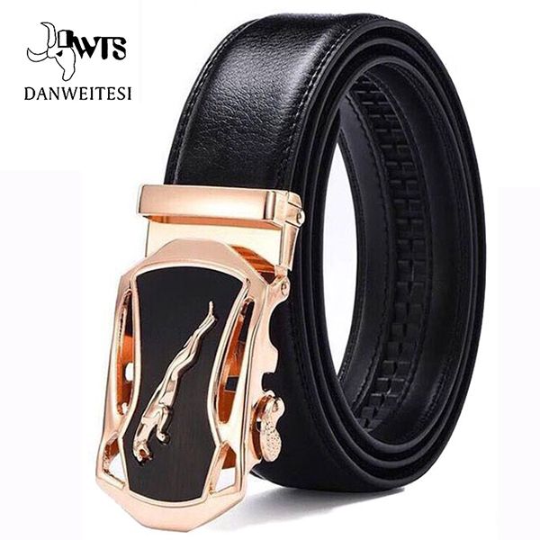 [DWTS] - Genuine Leather Belts for Men - Automatic Leather Belt - [15 DAY DELIVERY] - 10 BUCKLES / COLORS -