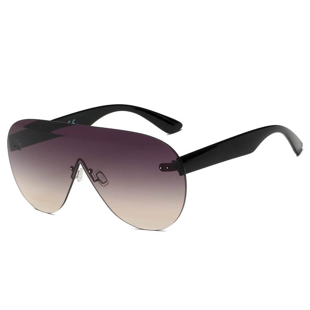 Destin | S2061 - Women Oversized Aviator Fashion Sunglasses - 4 COLORS -