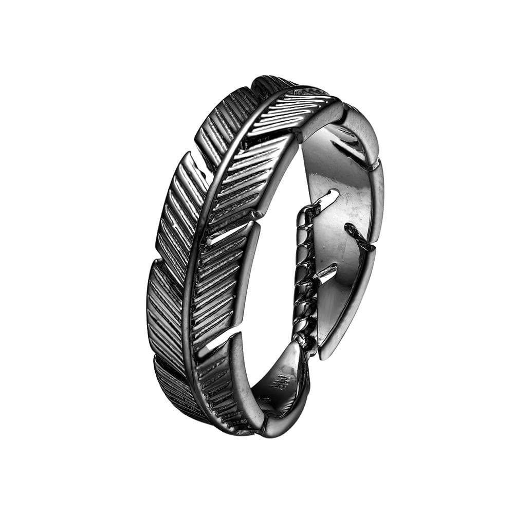 Mister - Feather Ring - 3 FINISHES -