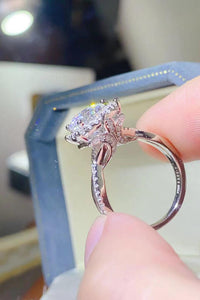 Thumbnail for 2 Carat Moissanite 925 Sterling Silver Ring