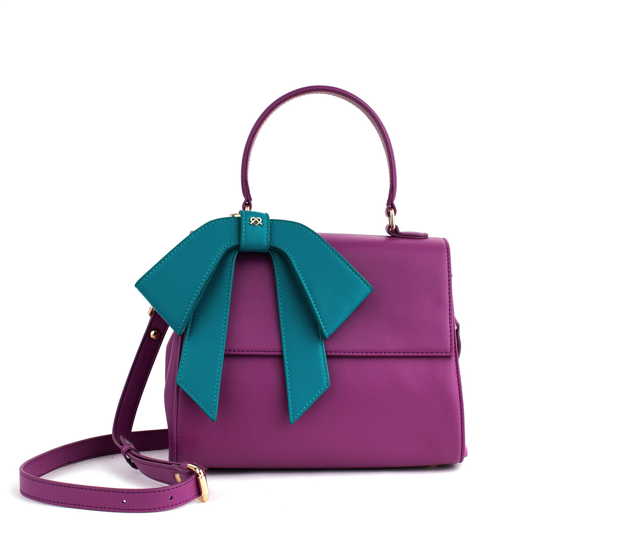 GUNAS NEW YORK - Cottontail - Purple Vegan Leather Bag - 1 COLOR -