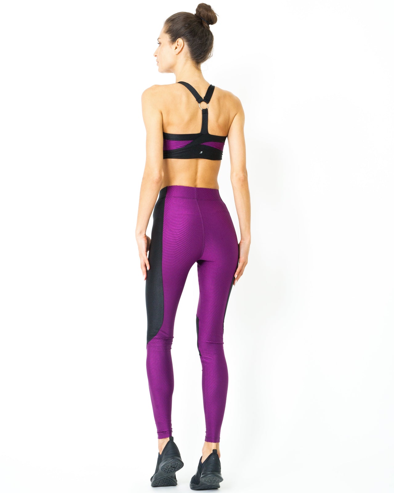 Savoy - Stanley High Waist Contrast Yoga Workout Legging - 2 COMBO SIZES - 1 COLOR -