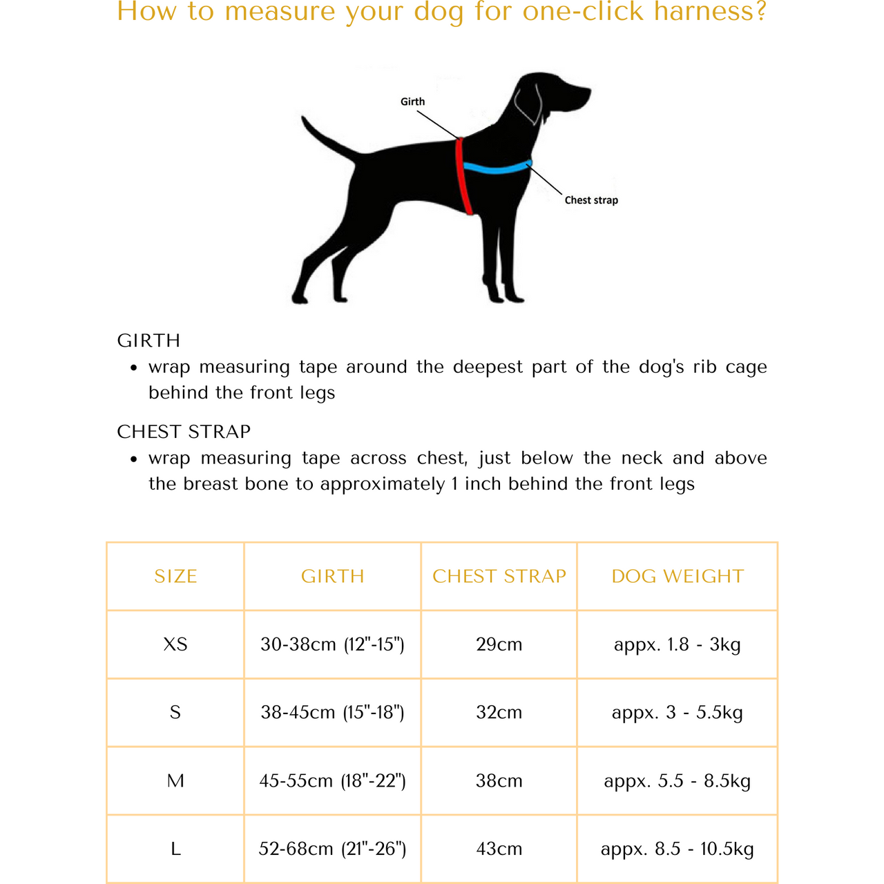 Puccissime - Swan One-Click Dog Harness - 5 SIZES -