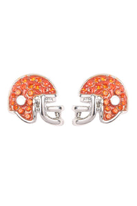 Thumbnail for Football Helmet Epoxy Earrings - 6 COLORS -