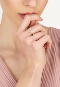 Thumbnail for Initial Ring Rosegold P -