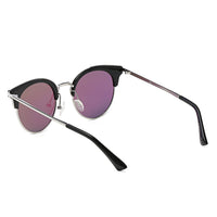 Thumbnail for Biloxi | CA05K - Women Half Frame Round Cat Eye Polarized Sunglasses - 6 COLORS -