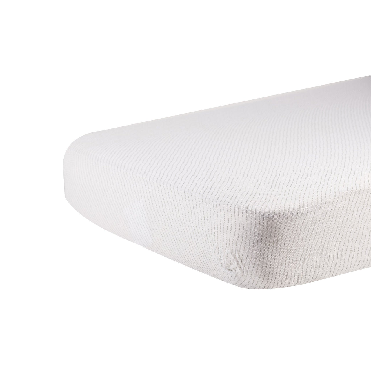 Newcastle - Spotted Wave Cotton Muslin Crib Sheet -