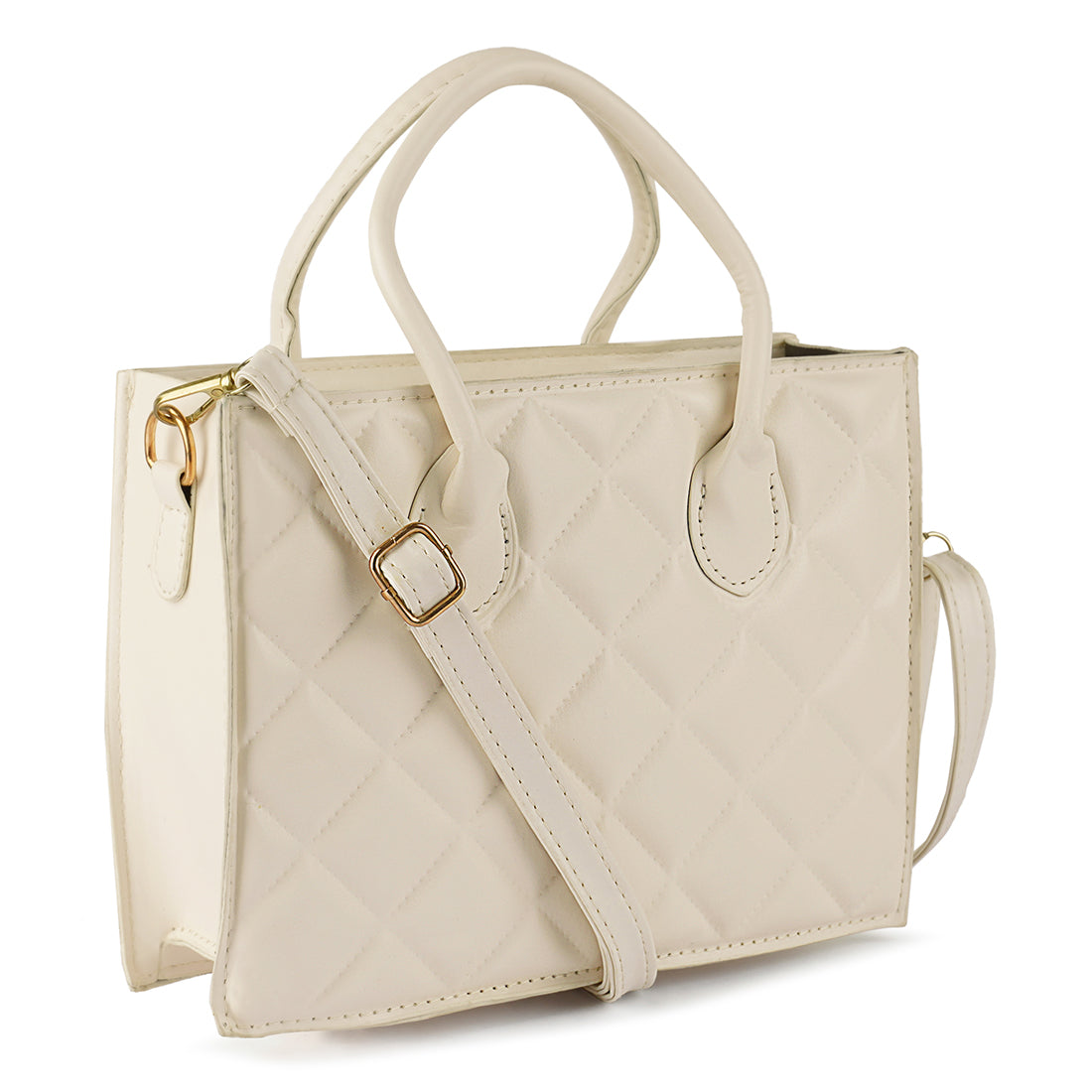 London Rag - Quilted Structure Hand Bag - 3 COLORS -