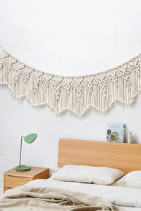 Thumbnail for Macrame Fringe Wall Hanging Decor - 47.2