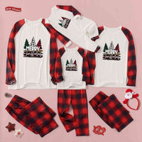 Thumbnail for MERRY CHRISTMAS Graphic Top and Plaid Pants Set - T - SOLD BY SIZE / 2 PCS. - 4 SIZES -