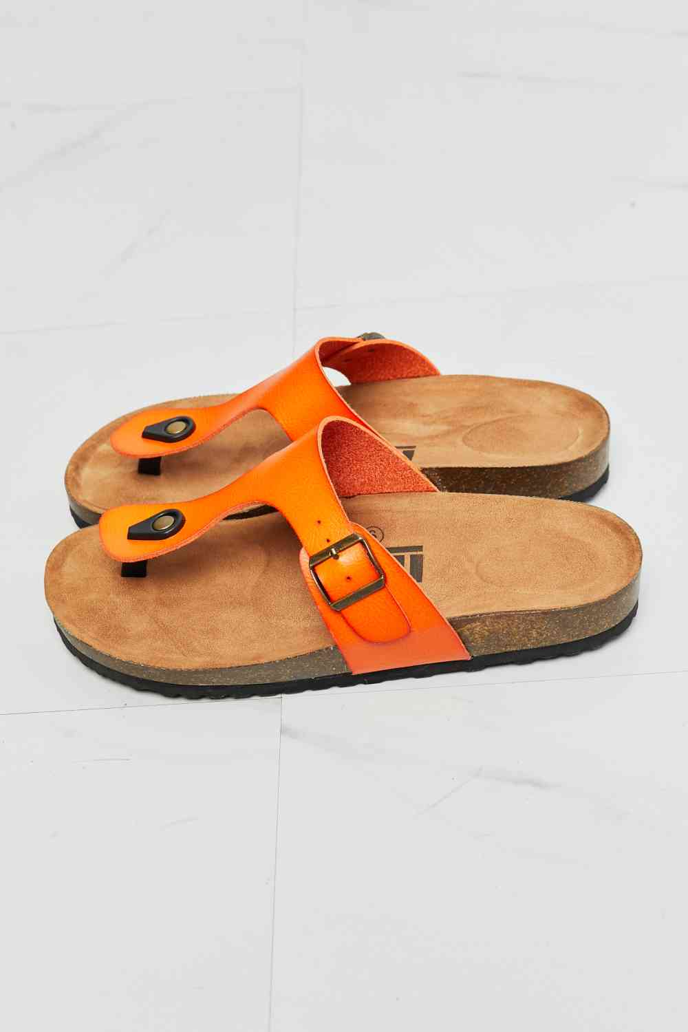 MMShoes Drift Away T-Strap Flip-Flop in Orange - T - 1 COLOR -