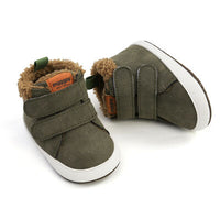 Thumbnail for Fuzzy Velcro Kid Sneakers - T - 4 COLORS -