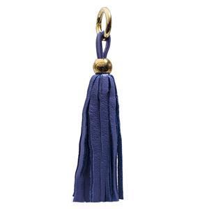 ClaudiaG - Purse Leather Tassel - Blue-Grey - 1 COLOR -