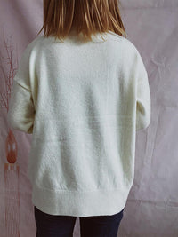 Thumbnail for Turtleneck Long Sleeve Sweater - 1 OVERSIZE - T - 6 COLORS -