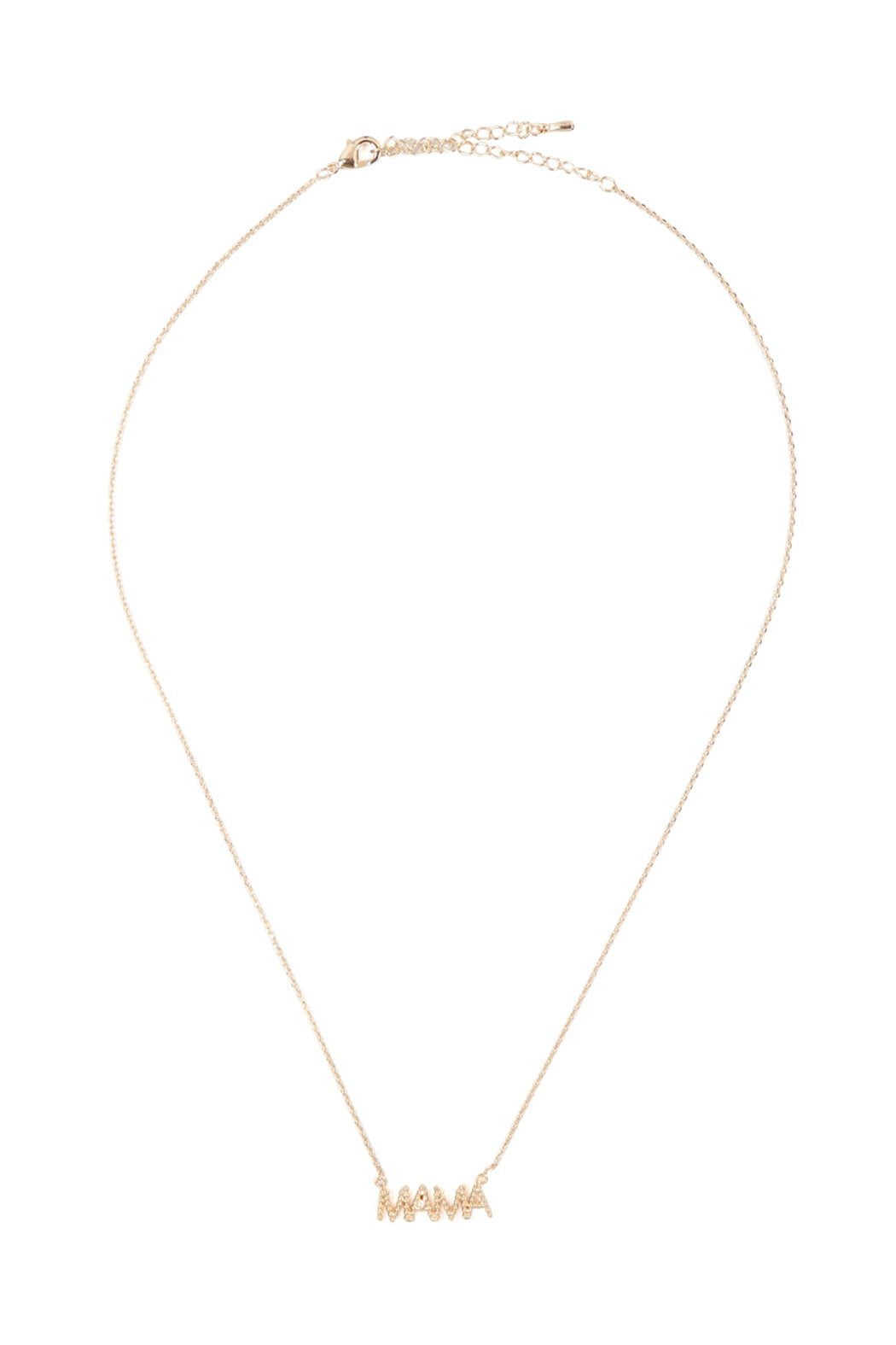 Riah Fashion - Ball Texture "Mama" Necklace - 2 FINISHES -