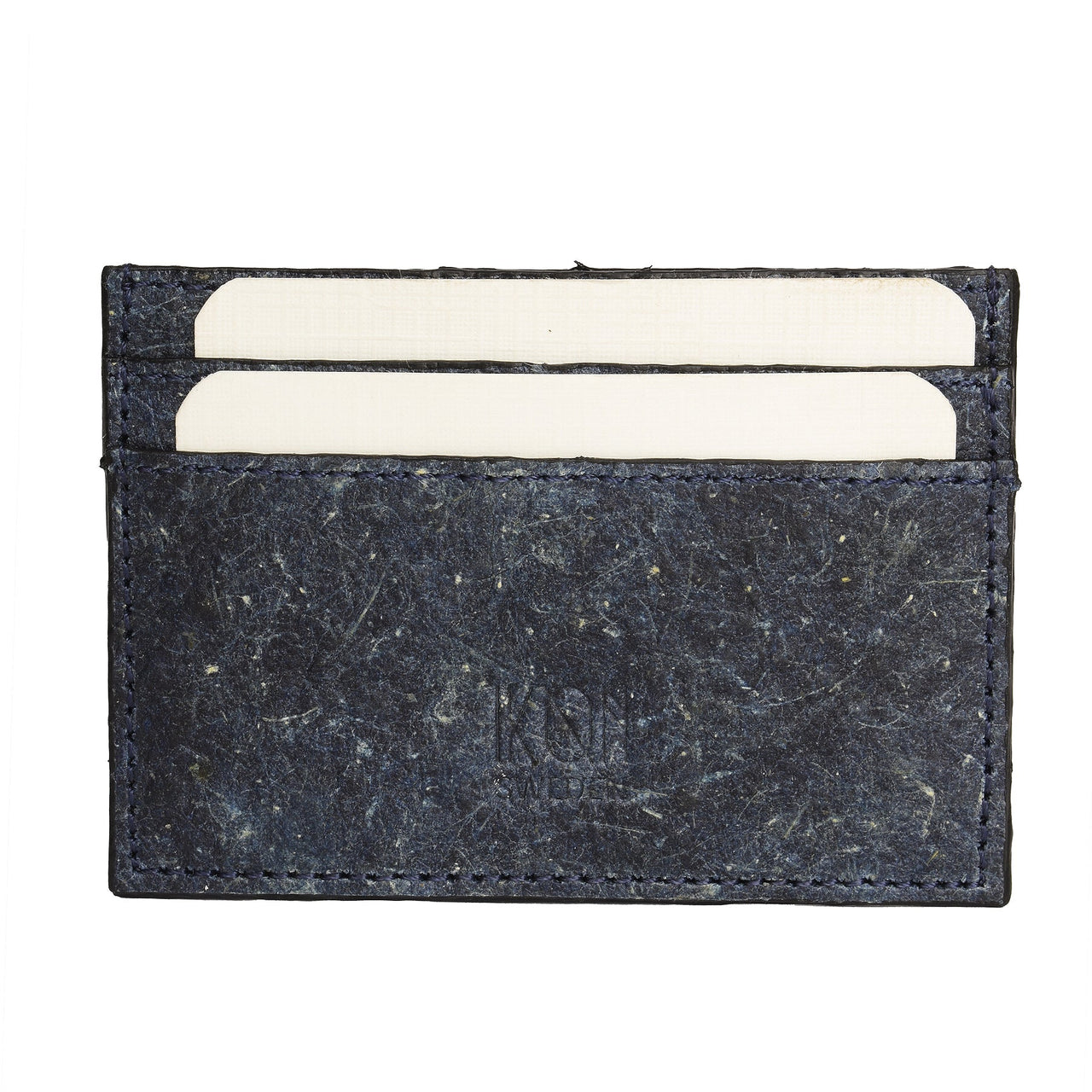 IKON SWEDEN - Coconut Leather Card Holder - Dark Indigo - 1 COLOR -