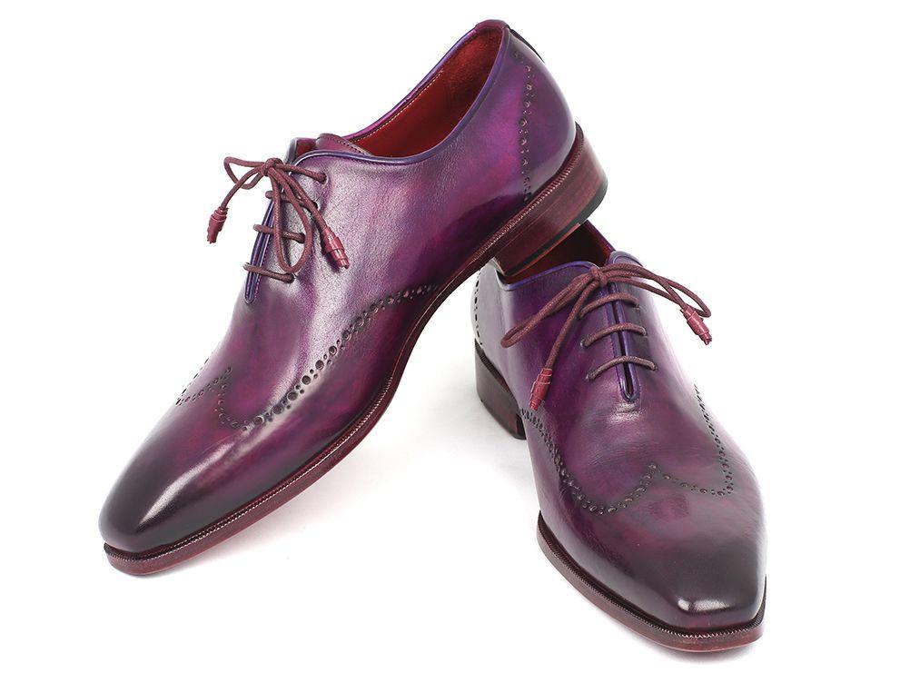 Paul Parkman - Men's Purple Wingtip Oxfords -