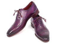 Thumbnail for Paul Parkman - Men's Purple Wingtip Oxfords -