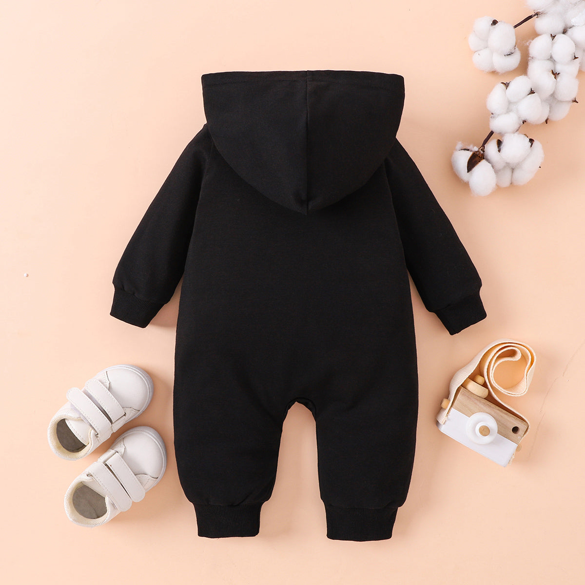 LITTLE KING Hooded Bodysuit - T - 2 COLORS -