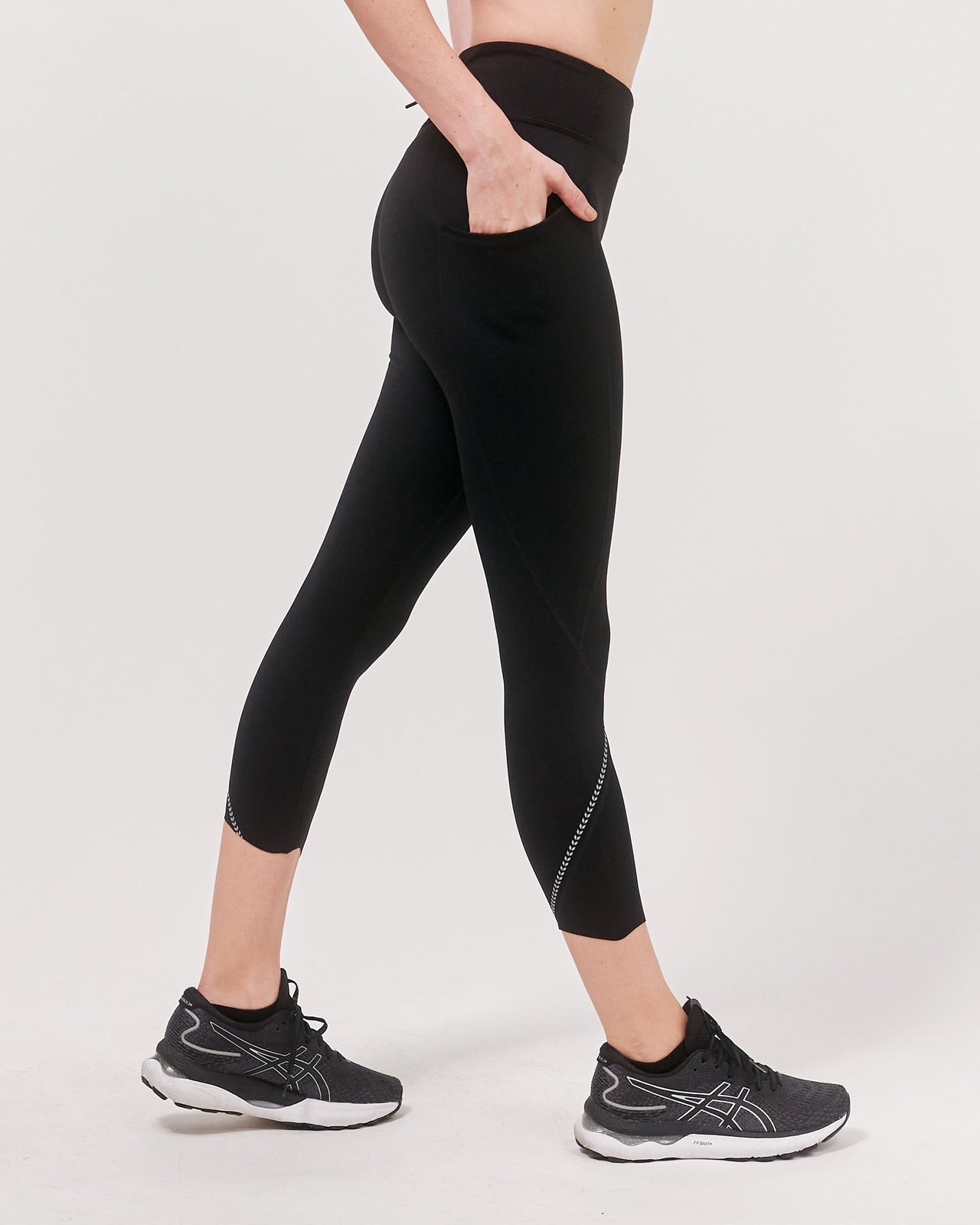 Rebody - Ready and Go Reflective Laser Cut Ventiflo™ Leggings 23" - 3 COLORS -