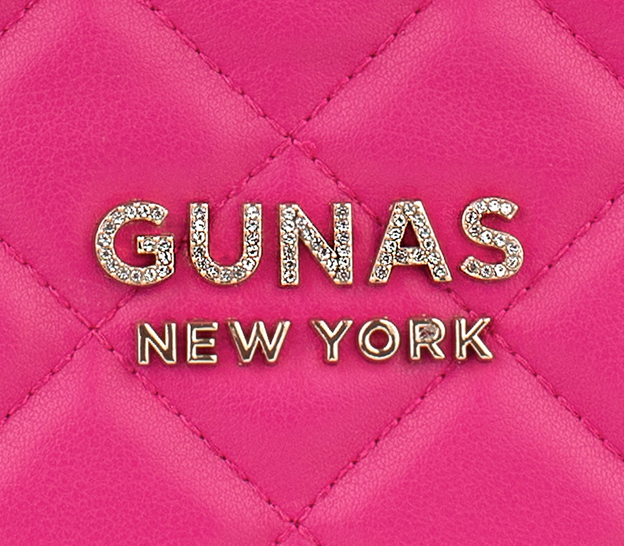 GUNAS NEW YORK - Koi - Pink Quilted Vegan Leather Purse - 1 COLOR -