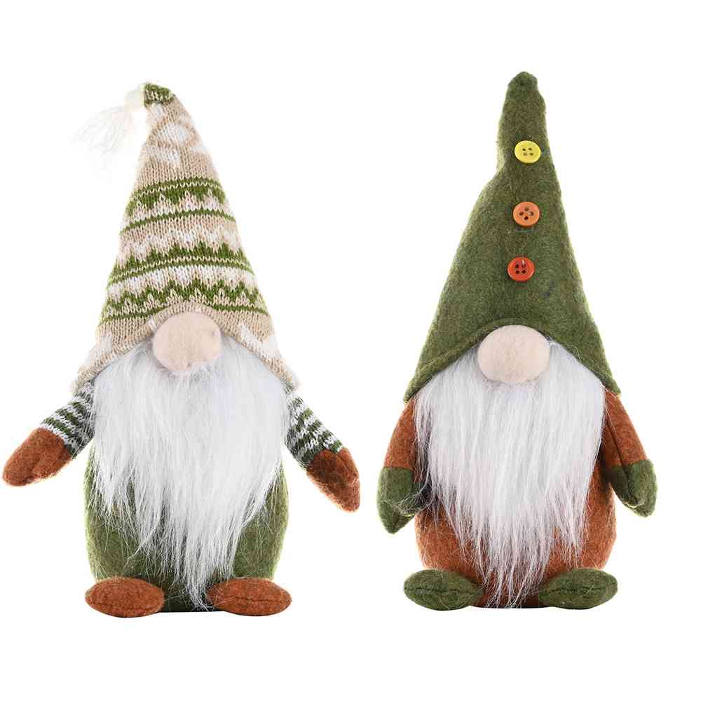 Short Leg Christmas / Seasonal Gnomes - 11.4"/9.5" - [5-10 DAY DELIVERY] - T - 2 TYPES -