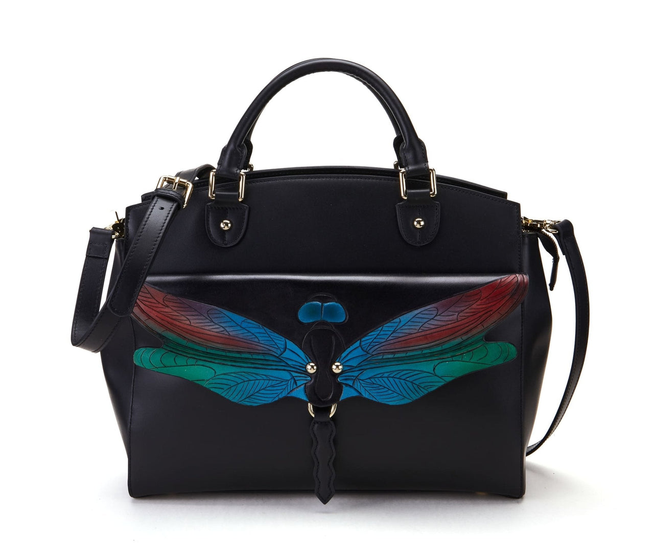 Bellorita - Dragonfly Black Shoulder Bag - 1 COLOR -