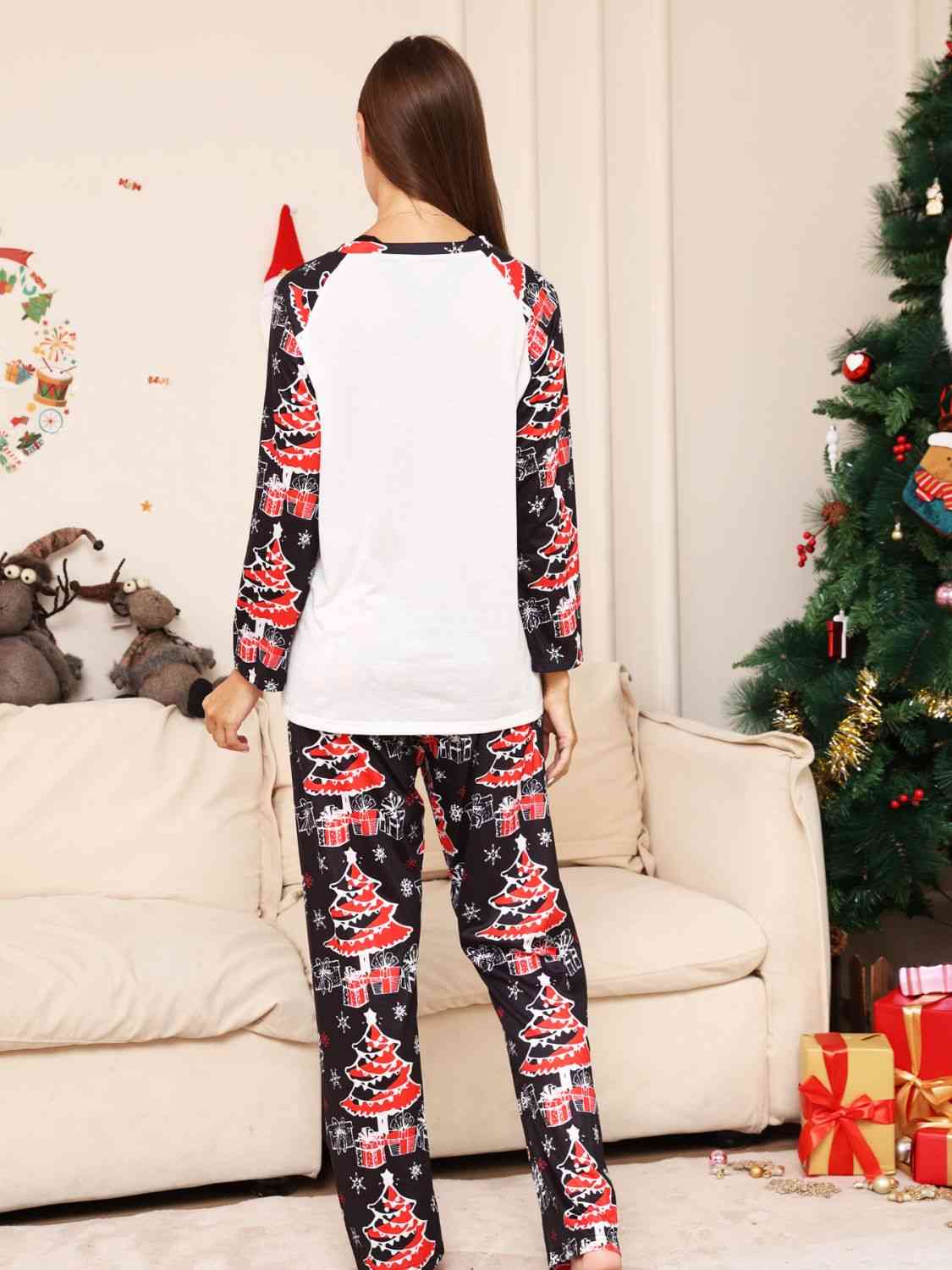 WOMEN Full Size JOY TO THE WORLD Graphic Two-Piece Set - T -