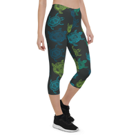 Thumbnail for FYC - Women's All Day Comfort Turtle Capri Leggings - 1 COLOR -