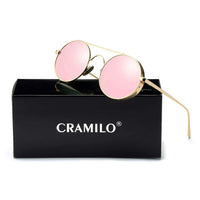 Thumbnail for Floyd | Retro Metal Round Circle Lennon Sunglasses - 4 COLORS -