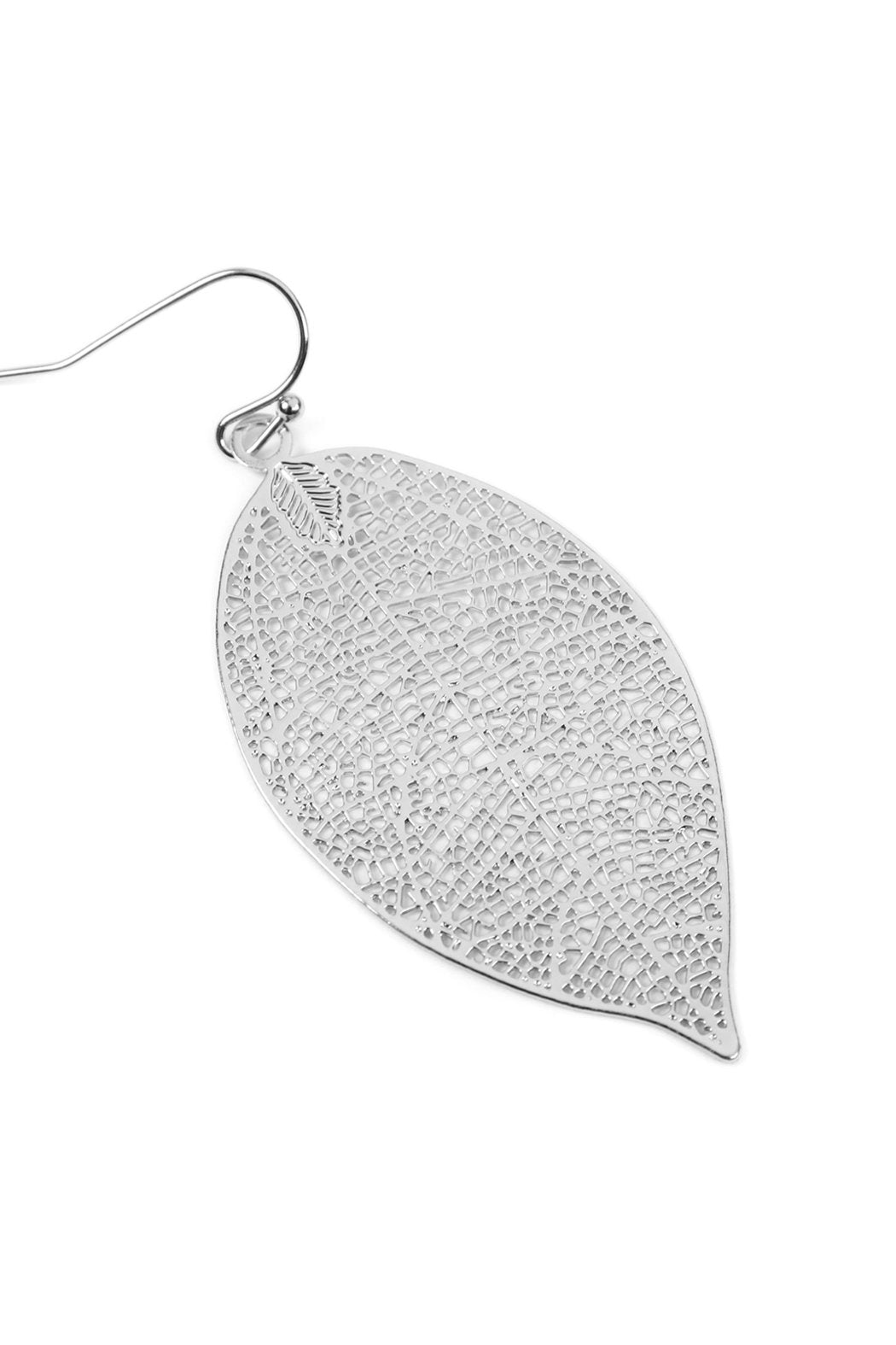 Leaf Filigree Earrings - 5 COLORS -