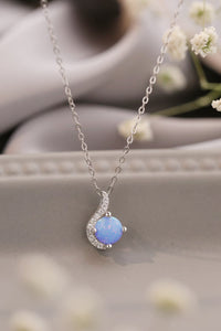 Thumbnail for Sweet Beginnings Opal Pendant Necklace - T - 2 COLORS -